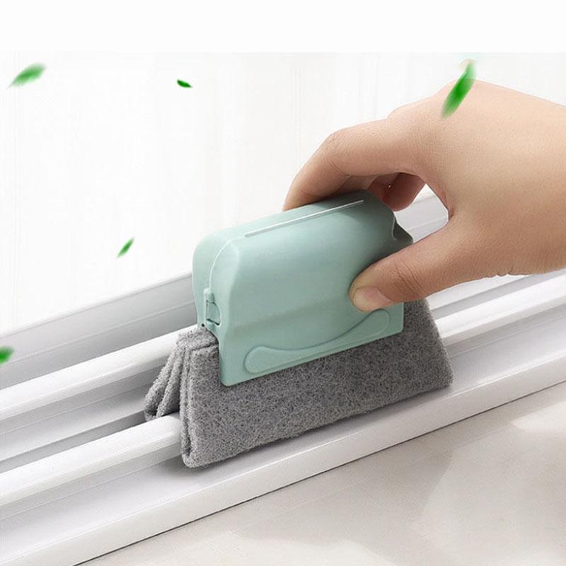 Household Door and Window Cleaning Tool Multifunctional Groove Gap Cleaning Brush Window Groove Groove Cleaning Dead Corner Brush