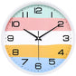 Punch-free Nordic Wall Clock Living Room Clock Modern Minimalist Atmosphere Creative Fashion Ultra-quiet Bedroom Clock Home