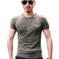 Short-sleeved T-shirt Men's Round Neck Bottoming Shirt Men's Tight-fitting Slim Solid Color Summer Camouflage Top