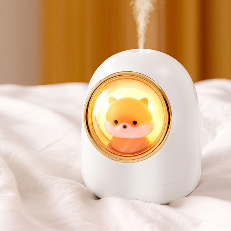 Humidifier Cute Pet Space Capsule Usb Charging Night Light Home Office Dormitory Wireless Mini Mute
