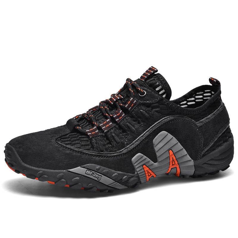 Plus Size 38-48 Summer Men Sneakers Hiking Shoes Lightweight Breathable Basketball Running Shoes Deodorant Waterproof Mesh Shoes