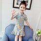 Girls Cheongsam Dress Summer Dress Chinese Style Hanfu Little Girl Summer Dress Children Princess Dress