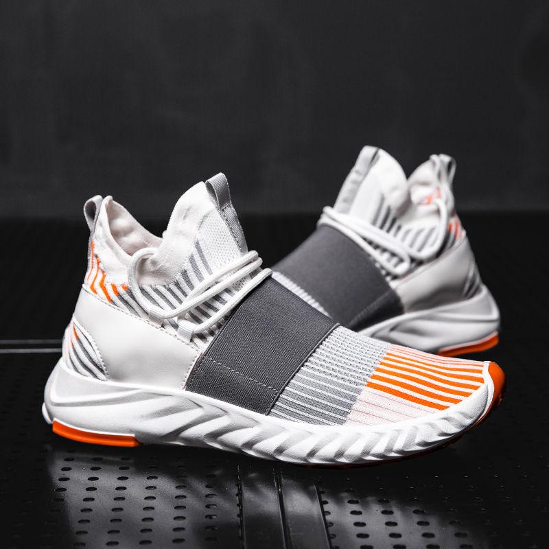New Popular Style Men Running Shoes Lace Up Athletic Shoes Outdoor Walkng Jogging Sneakers Comfortable Fast