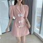 Bow Knot Waistless Suit Dress Women's New Temperament Fashion Waist-slung Royal Sister Style A-line Skirt Ladies Casual Suit Skirt