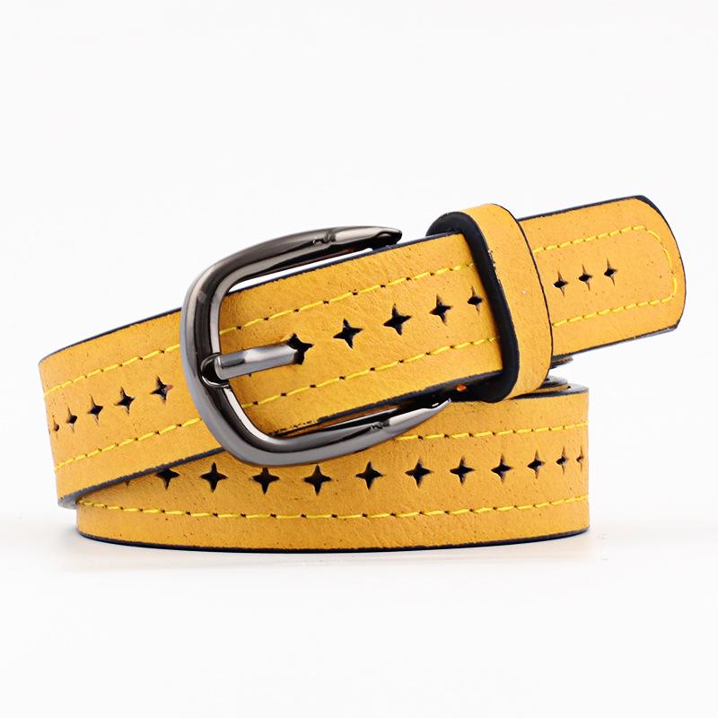 Belt Casual Women's Faux Leather Belt Buckle Waist Strap Belts