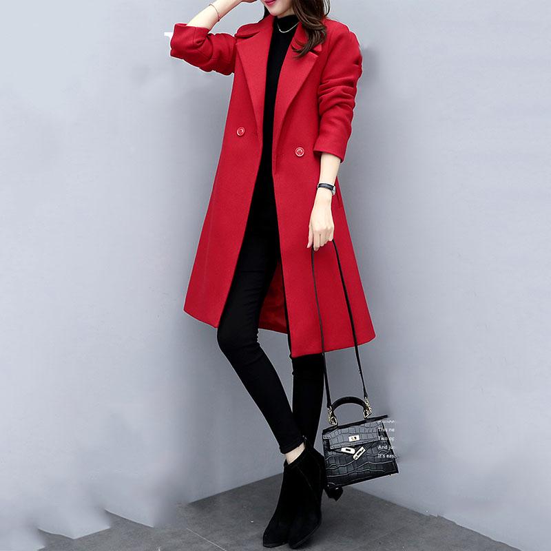 Women Coats Winter Long Overcoat Outwear Coat Loose Cardigan Long Sleeve Manteau Femme Hiver Elegant