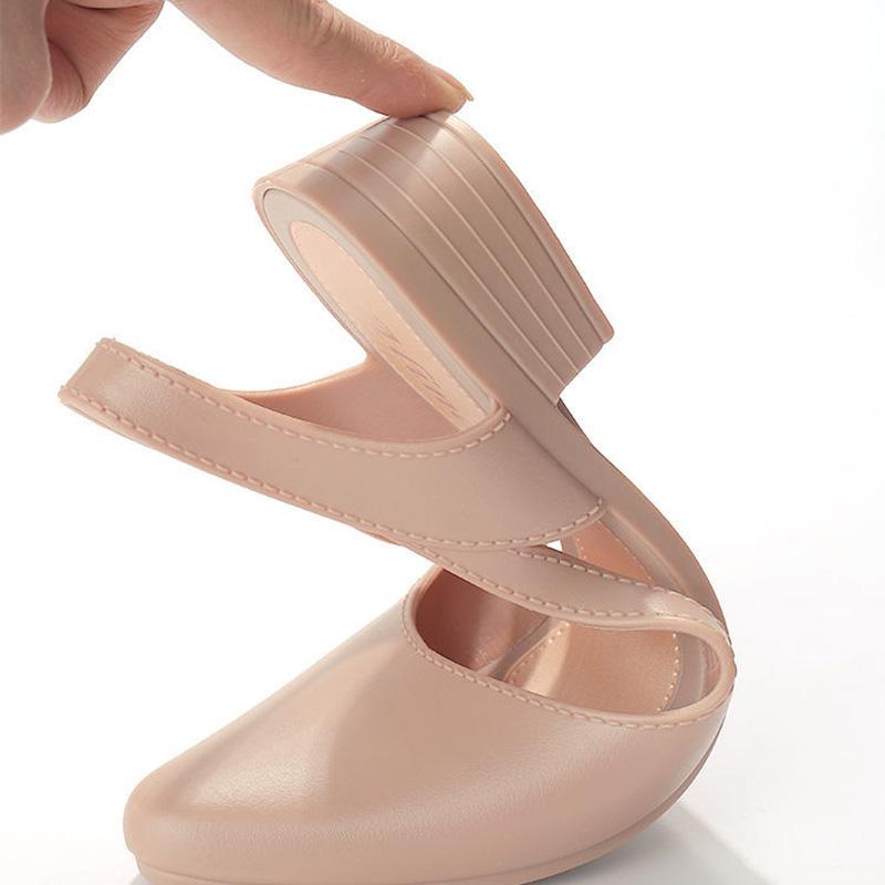 Sandals and Slippers Women's Summer Baotou Shallow Mouth Sandals Thick Heel Waterproof Shoes