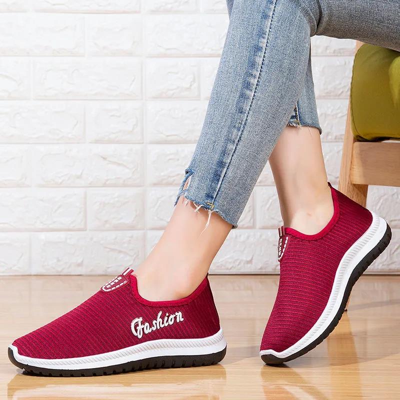 Women Autumn and Winter Casual Sports Shoes Fleece Warm All-match Running Shoes Women's Cotton Shoes