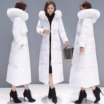 Fashion Women Winter Casual Hooded Down Cotton Cotton-padded Jackets Warm Outwear