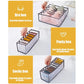 Underwear Storage Organizer for Clothes Separated Socks Shorts Bra Storage Boxes Dormitory Closet Organizer Drawer Washable