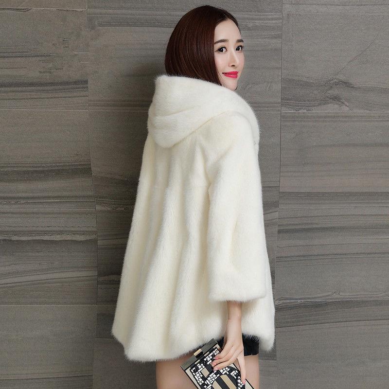 Autumn and Winter Nine-quarter Sleeve Fashion Jacket Mid-length Style Cardigan Hooded Sweater