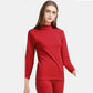 Women Long Sleeve Thermal Underwear Winter Thicken Tight Suit Sexy Pajamas Autumn Windproof Soft Lining High Elasticity Slim Comfortable Breathable