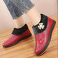 Winter Cotton Shoes Women PU Waterproof Non-slip Thick Warmth and Cotton Leather Boots Flat Shoes Women