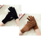 Two Pairs Pack Gold Velvet Warm Gloves Cold Protection Outdoor Riding Gloves Dance Ladies Gloves