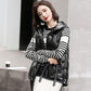 Winter Ladies Hooded Down Vest Jacket Fashion Glossy Down Cotton Sleeveless Jacket Thicken Warm Winter Vest