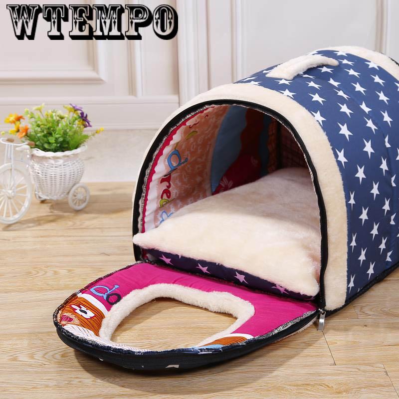 High Quality pet dog house large dog bed Cat tent Rabbit Warm Cushion Basket