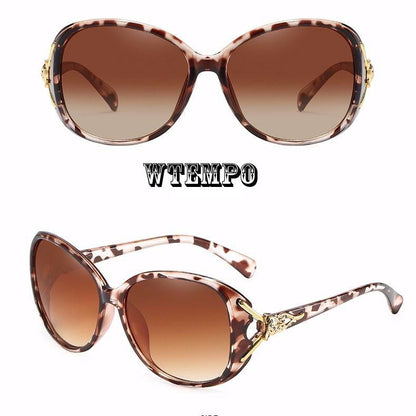 WTEMPO Polygonal sunglasses round face men and women frog mirror retro fashion sunglasses