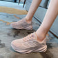 Sports Shoes Female Korean Version of The Thick Bottom Mesh Breathable Old Shoes Wild Ins Tide Shoes White Shoes