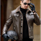 Fashionable Urban Men's Jacket Autumn and Winter Fashion Trend Slim Thickening Plus Velvet Warm Jacket