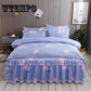 Bed Skirt Four Sets Bedding Princess Sanding Bed Skirt Bed Cover Three Sets