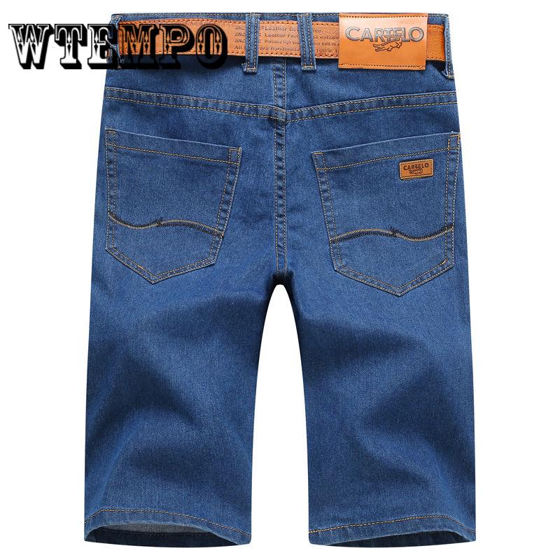 Fashion Men Short Jeans Summer Casual Denim Comfortable Breathable Pants