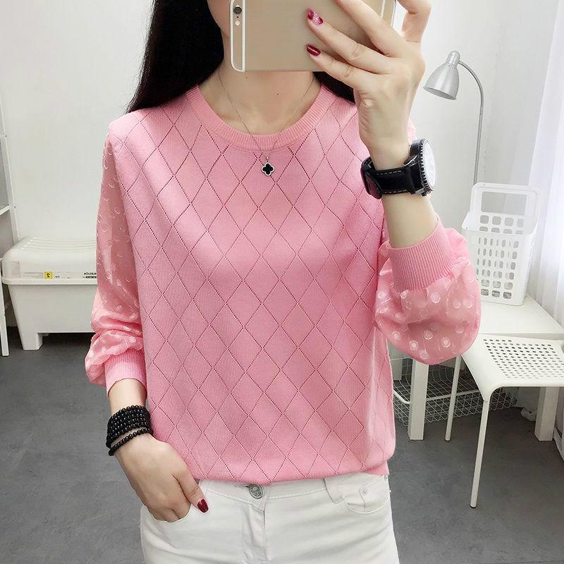 Lady's Fashion Bat Sleeves Women Knitting Pullover Sweater