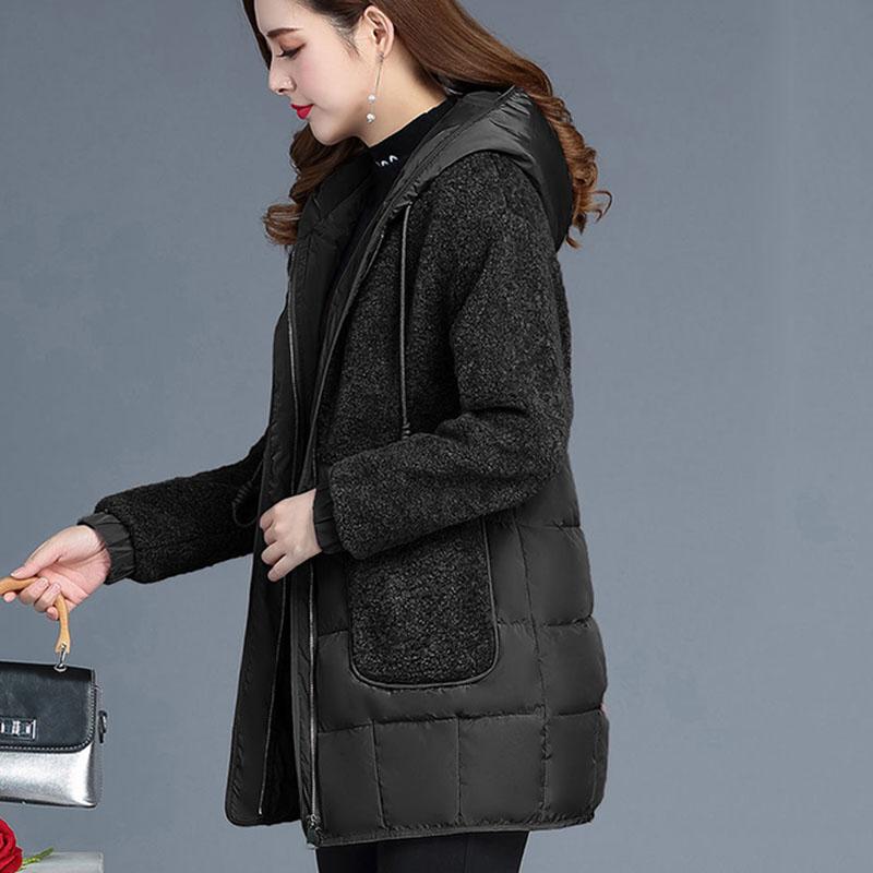 Winter Short Down Coat Imitation Lamb Wool Loose Casual Jacket Fashion Simple Women's Cotton Coat
