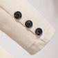 Plus Size Women's Spring and Autumn Slim Suit Loose Temperament Pleated Skirt Two-piece Suit