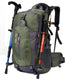 Outdoor Mountaineering Bag Men and Women Hiking Travel Bag Waterproof Lightweight Large-capacity Sports Backpack 40 Liters Cycling Hiking Travel Bag