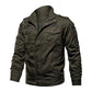 Cotton casual jacket men's large size loose bomber jacket men's jacket military