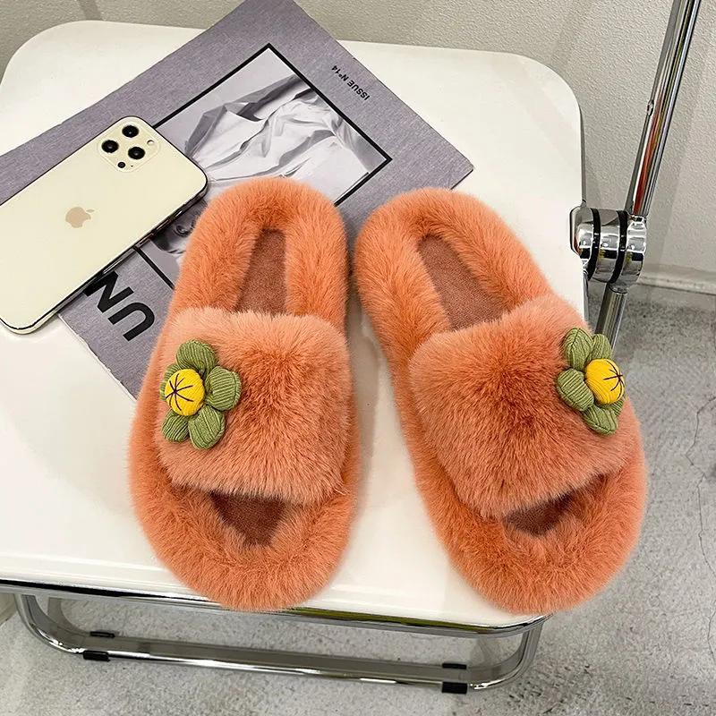 Winter Slippers Women Super Soft Warm Plush Women Slippers Shoes Funny Shoes Ladies Casual Indoor Home Slippers Woman Shoes