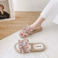 Flower Fairy Sandals and Slippers for Women's Outer Wear Summer Fashion All-match Beach Shoes
