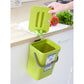 Kitchen Cabinet Door Hanging Trash Can with Lid Household Classification Wall Hanging Hanging Kitchen Waste Hanging Desktop Creative Storage