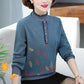 Autumn and Winter Thickened Velvet Sweater Knitted Long-sleeved Bottoming Shirt Middle-aged Pullover Casual Sweater