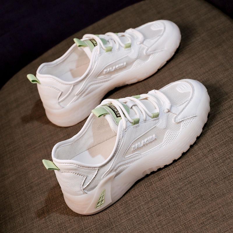 Women Sneakers Female Vulcanzied Flat Lace Up New Fashion Breathable Mesh White Shoes Woman Casual Shoes Woman