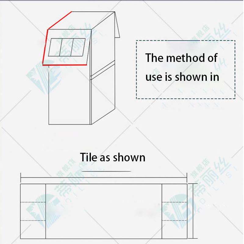 Refrigerator Insert Pocket Dustproof Cloth Cover Cloth Washing Machine Cover Towel Protective Cover Microwave Oven Cover Cloth