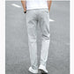 Spring Summer Casual Pants Men's Loose Youth Sports Pants All-match Trousers Solid Color Stripes Pencil Pants