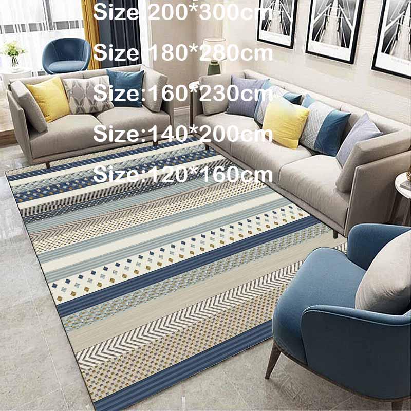 Room mat European style living room carpet coffee table sofa cushion home bedroom