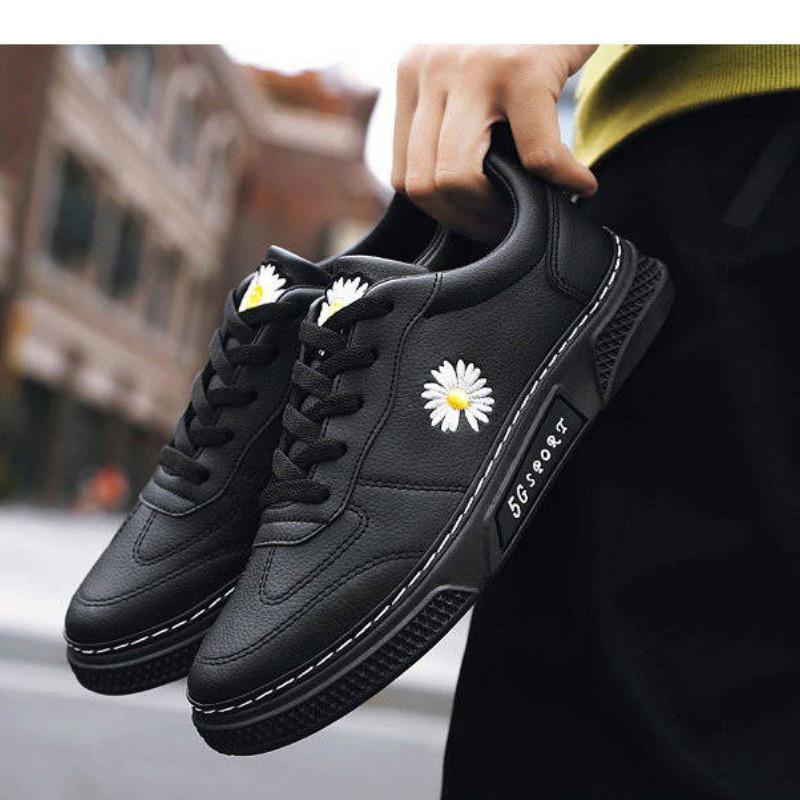 Little Daisy Men's Shoes Korean Trendy White Shoes Men's Casual Board Shoes Wild Student White Shoes