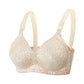 Ladies Three-breasted Plus Size Underwear Without Steel Ring Light and Breathable Cotton Thin Section Push Up Bra