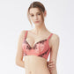 Women's Sexy Lace Floral Underwear Small Breasts Gathered Adjustable Bra Big Breasts Full Cup Adjustable Comfortable Girl's Bra Embroidered Brassiere