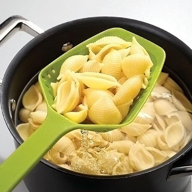 Food Grade Silicone Colander, Household Kitchen Gadgets, Filter Mesh Sieve, Oily Noodles Artifact Leakage