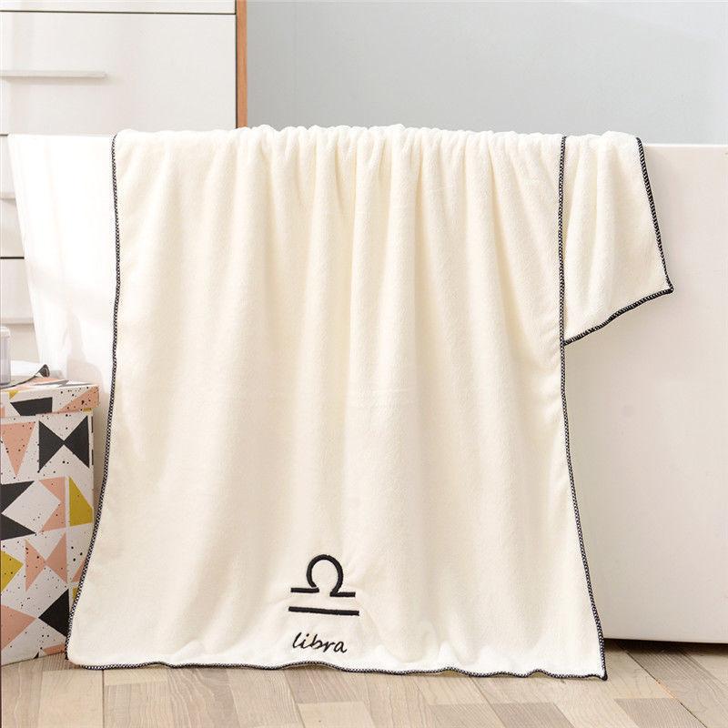 White and Elegant Increase Household Towels and Bath Towels 70*140 Styles for Men and Women To Take A Bath Quick-drying Absorbent and No Lint