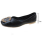 Soft Leather Soft-soled Leather Shoes Women's Flat-soled Work Shoes Shallow Mouth Single Shoes Square Toe Soft-soled Non-slip Casual Shoes