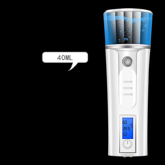 Beauty Steaming Face Portable Nano Spray Hand-held Water Meter Moisturizing Handheld Instrument