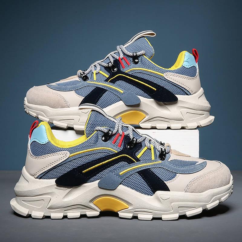 Dorky Dad Shoes Men Casual Shoes Breathable Sneakers for Men Jogging Walking Shoes Daddy Shoes