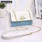 Crossbody Sleek Minimalist Shoulder Bag Handbag Casual Bag Hit Color Chain Bag