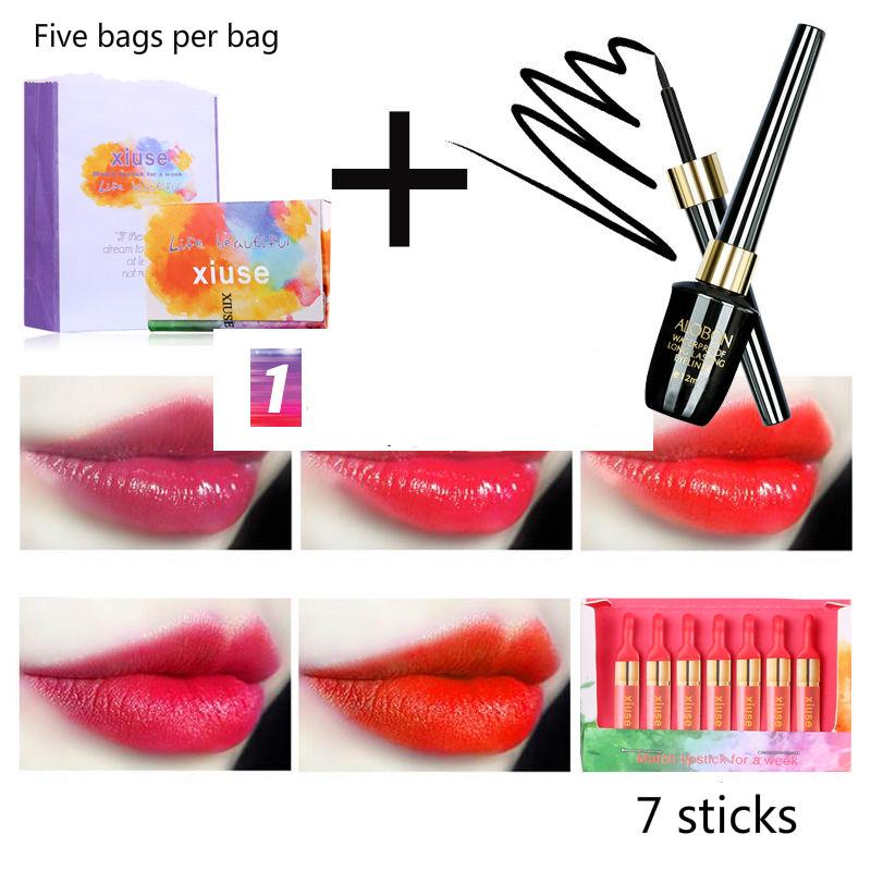 Buy one get one long lasting waterproof Yabang eyeliner eyeliner hard head quick-drying anti-sweat
