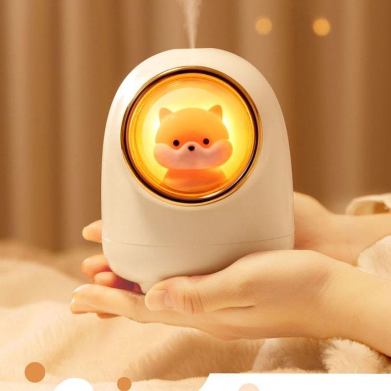 Humidifier Cute Pet Space Capsule Usb Charging Night Light Home Office Dormitory Wireless Mini Mute