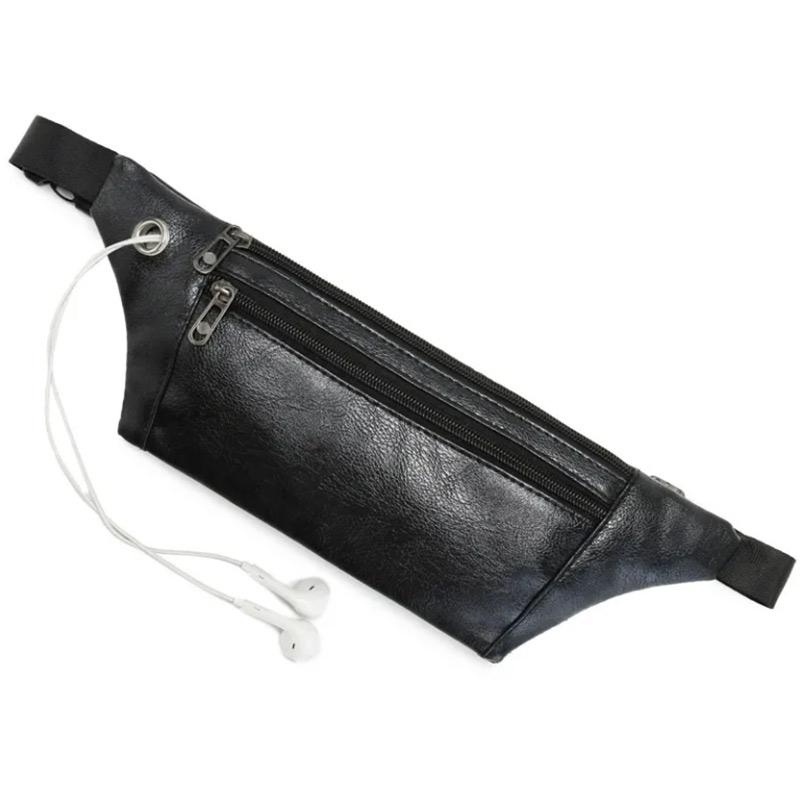 Men's and Women's Outdoor Sports Pockets Multi-function Soft Leather Running Anti-theft Mobile Phone Bag Cycling Personal Wallet